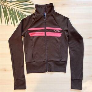 Vintage Y2K Lilu PacSun Brown & Pink Track Jacket – Juniors XS